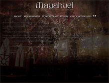 Tablet Screenshot of mayahuelny.com